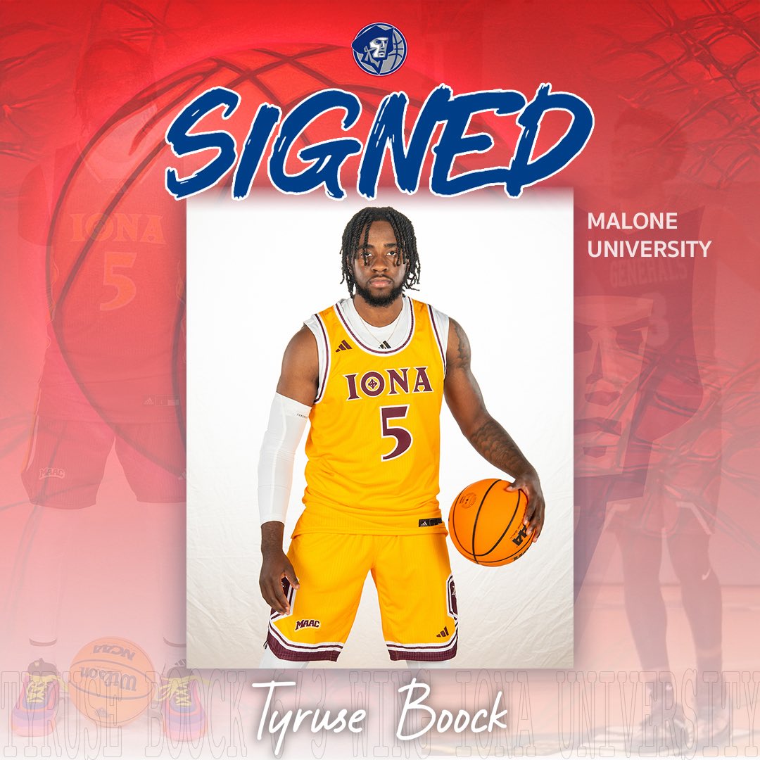 SIGNED✍️Tyruse Boock, Iona University

Our final addition to the 2025 class is Tyruse Boock, a 6’3 Junior Guard, bringing Division I experience and an impressive junior college career to the Pioneers!