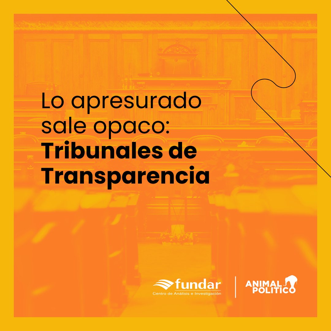 El rechazo de numerosas quejas por parte de Transparencia para el Pueblo recuerda los riesgos en la falta de autonomía y posibles retrocesos para la apertura de información. ¿Qué caminos legales existen para defender nuestro #DerechoASaber? Te contamos: f.mtr.cool/orpvploslw
