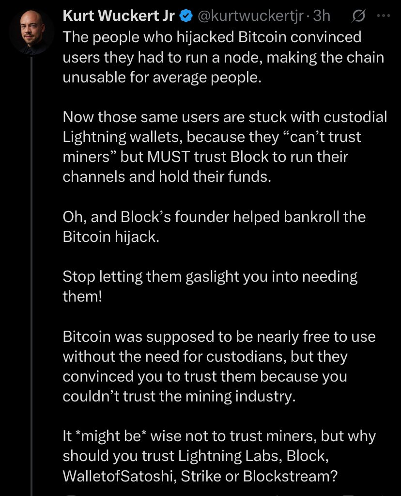 P_ScottMorgan's tweet image. BREAKING: Beta male, @kurtwuckertjr, continues to reeee after bankrolling his mom to buy #Bitcoin, only to sell it to participate in a scam.
