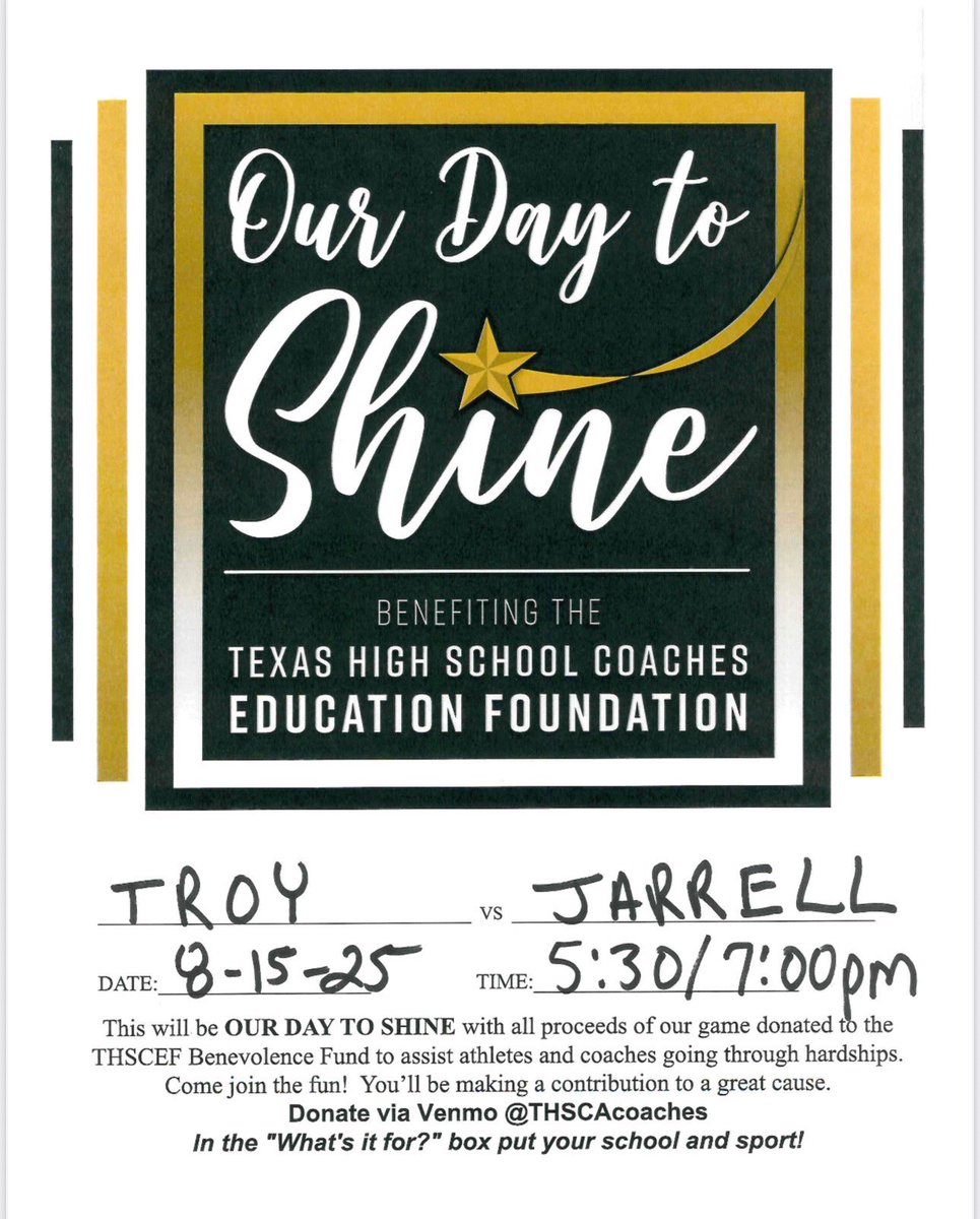 Please donate. All is used for the right reasons. <a href="/THSCAcoaches/">THSCA</a>