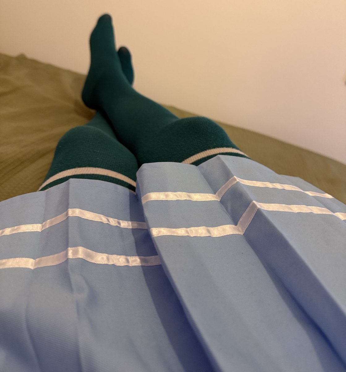 It’s nice and calm femboy Friday :3 #femboy #femboyfriday #skirt #thighhighs