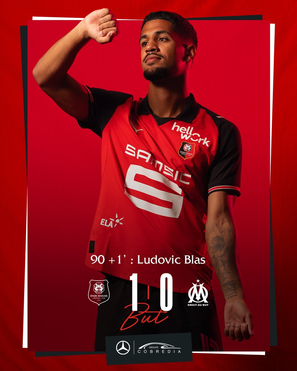 90+1’ : En 1 contre 1 face au gardien, Ludovic Blas libère le Roazhon Park dans les derniers instants de la rencontre 🤩

#SRFCOM 1-0