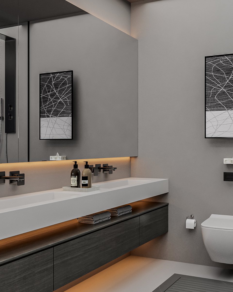 SEND A DM TO US TODAY TO EXPLORE OUR 3D DESIGN OPTIONS AND CREATE A BATHROOM/TOILET THAT REFLECTS YOUR STYLE!!.

#wobazyhomedesigns #toilet #3ddesigns #bathroominterior #toiletinterior #abujainteriordesigners #abuja #lagos #lagosbusiness #lagosinteriordesigner