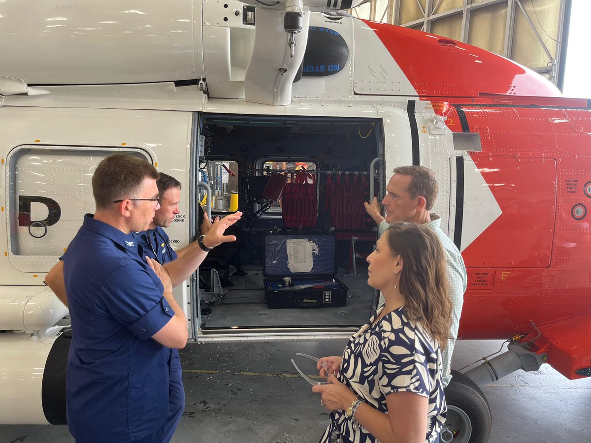 SenTedBuddNC's tweet photo. The men and women of Coast Guard Base Elizabeth City work day in &amp; out to keep us safe at sea.

With $24B in the One Big Beautiful Bill for new aircraft &amp; infrastructure, we are making a generational investment in the Coast Guard to ensure they remain Always Ready! #100countytour https://t.co/SP87s8PZbL