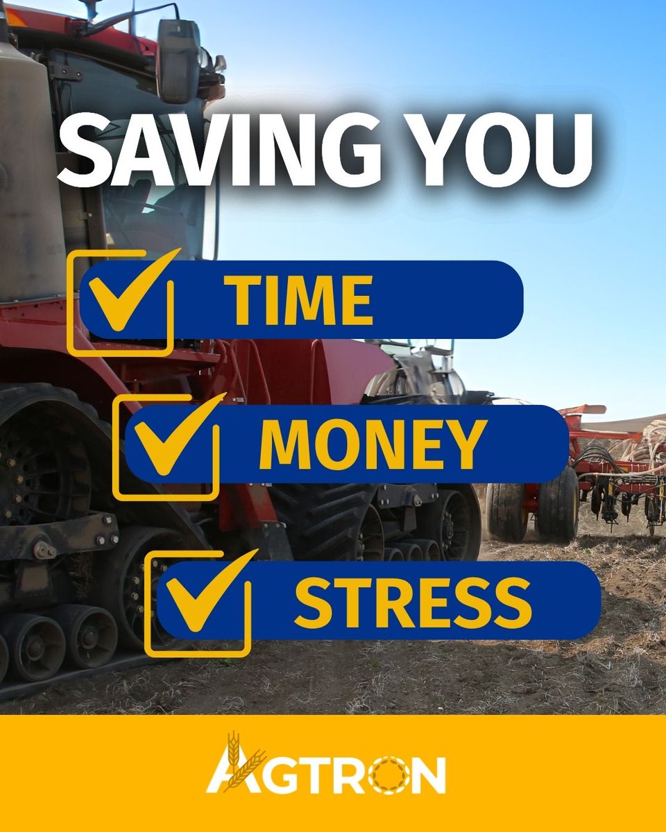 Less downtime, fewer do-overs, more peace of mind. That’s what smart seeding looks like.
Call Agtron today to increase your farm’s efficiency! 306.934.0640

#Agtron #SeedSmarter #LegendOnyx #PrecisionAg