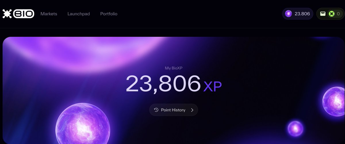 gBio friends. I'm still collecting BioXP. @BioProtokol

Build points will be distributed retroactively this week.

They'll be launching the first one next week, and I think it'll be quite satisfying.

Dont Fade app.bio.xyz/launchpad