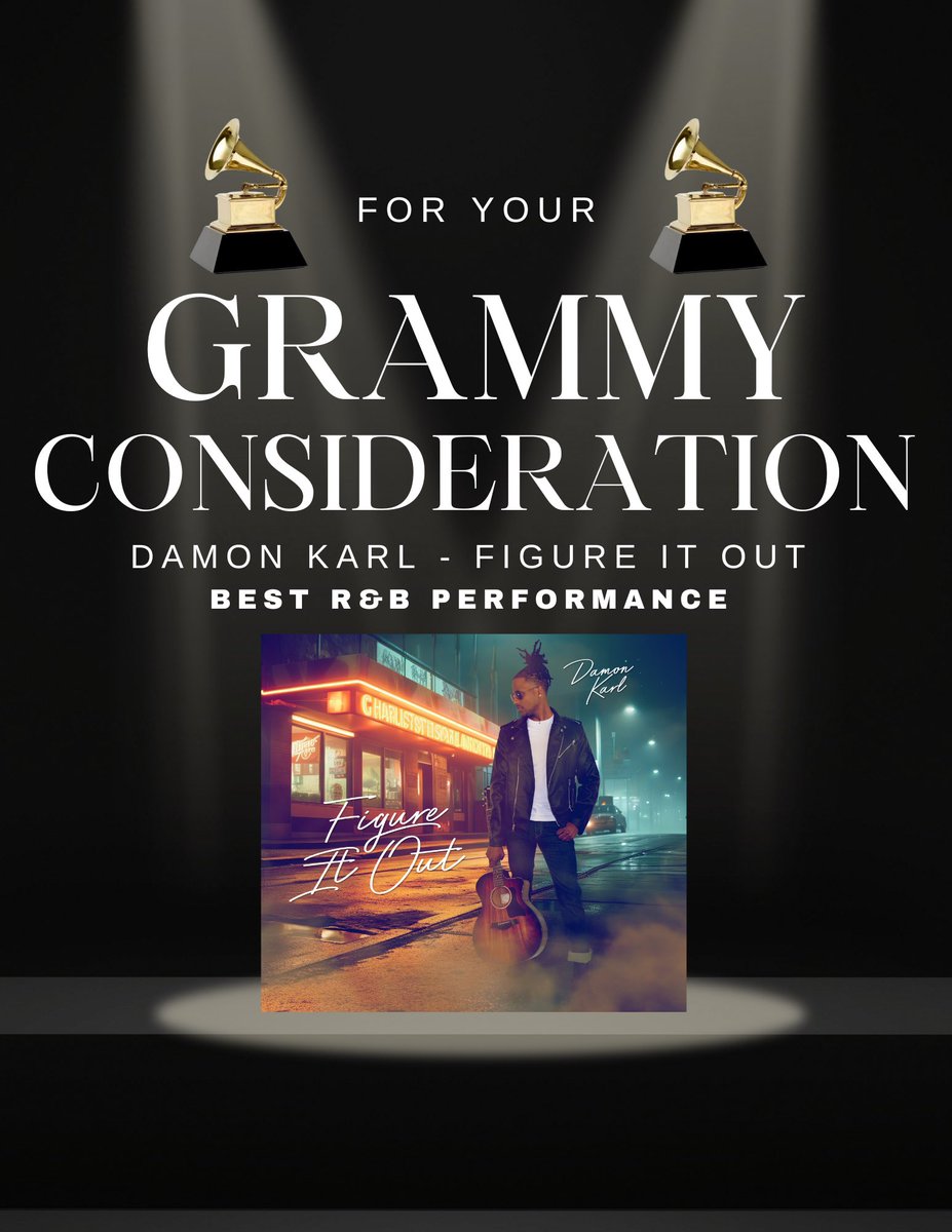 For your Grammy consideration 
<a href="/damonkarlmusic/">𝒟𝒶𝓂𝑜𝓃 𝒦𝒶𝓇𝓁</a>
