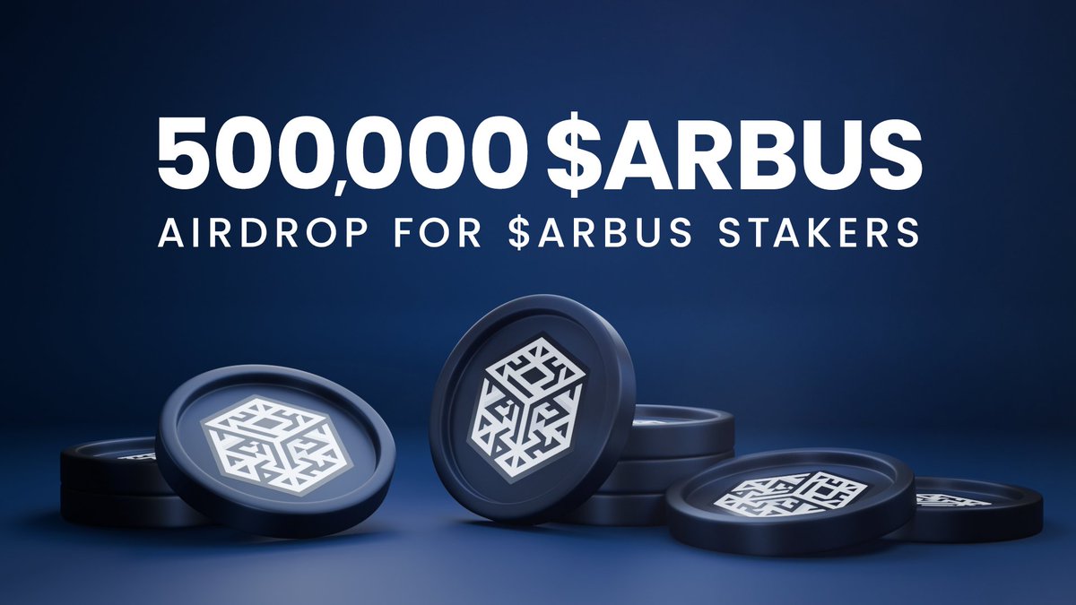 Hyperion🪐 (@hyperion_w3) on Twitter photo If you are on <a href="/arbuschirps/">Arbus Chirps</a> and you staked a good about of $ARBUS Token
Head over to your connected wallet and check for your share in the 500k $ARBUS Token drop
This make the 3rd drop of this month ( 15 day )
→ 450,000 $RING
→ 100,000 $SWARM
→ 500,000 $ARBUS
Many more If you are on <a href="/arbuschirps/">Arbus Chirps</a> and you staked a good about of $ARBUS Token
Head over to your connected wallet and check for your share in the 500k $ARBUS Token drop
This make the 3rd drop of this month ( 15 day )
→ 450,000 $RING
→ 100,000 $SWARM
→ 500,000 $ARBUS
Many more