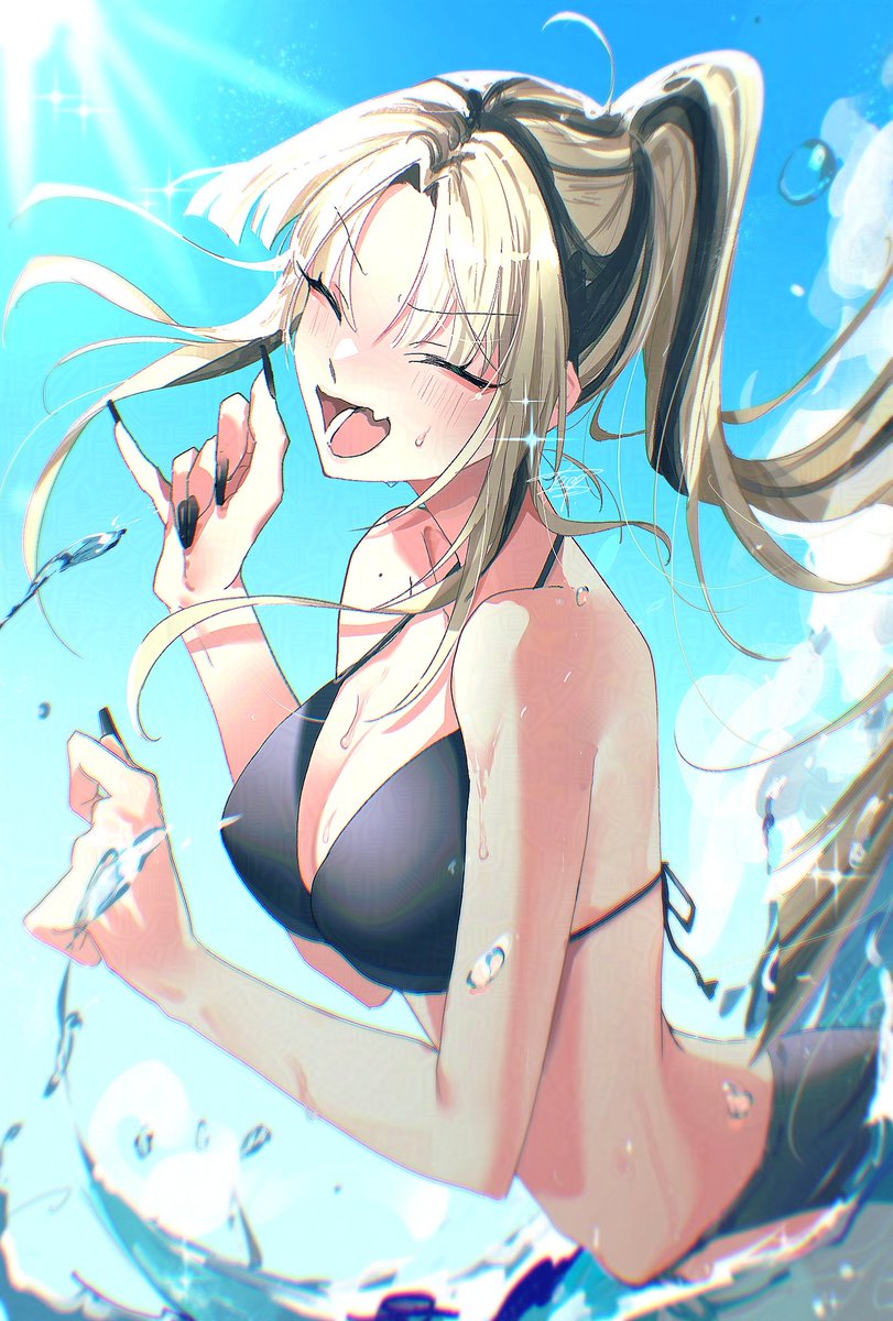 ~🌞SUMMER🌊~
 #ニコたん描いたん