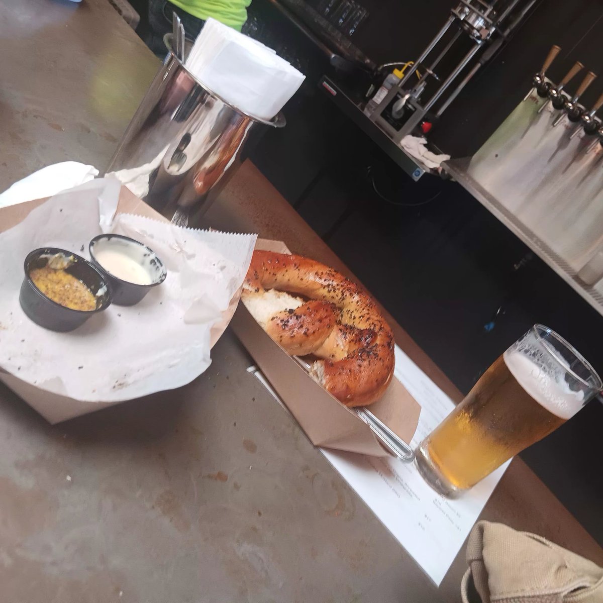 lostgirl1884's tweet photo. Met with some new friends from Florida @ Noble Beast Brewery in @Cleveland This place is great! Highly recommend the Scallywag IPA
@WillieHandler @AuthorJannyB I had to have one... considering the name.
"It's the pirates life for me!"
#buttonclub #clevelandrocks https://t.co/Myttv4weFB