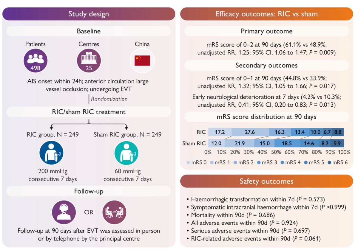 Raffaele Piccolo (@piccoloraf) on Twitter photo 🧠 Remote ischemic conditioning (200mmHg/5 min/7 d) improved functional outcome after in patients with stroke undergoing endovascular therapy. <a href="/escardio/">European Society of Cardiology</a> <a href="/mmamas1973/">Mamas A. Mamas</a> <a href="/mirvatalasnag/">MIЯVΛƬ #IC ༄ 。°</a> <a href="/DLBHATTMD/">Dr. Deepak L. Bhatt</a> <a href="/SripalBangalore/">Sripal Bangalore</a> <a href="/drjohnm/">John Mandrola, MD</a> <a href="/KardiologieHH/">Erik Rafflenbeul</a> <a href="/djc795/">David J. Cohen, MD, MSc</a> <a href="/Hragy/">Hany Ragy</a> <a href="/cpgale3/">Prof Chris P Gale</a> <a href="/pash22/">Ash Paul</a> <a href="/nadig_cardio/">SREEVATSA NADIG DM FSCAI FESC</a> 🧠 Remote ischemic conditioning (200mmHg/5 min/7 d) improved functional outcome after in patients with stroke undergoing endovascular therapy. <a href="/escardio/">European Society of Cardiology</a> <a href="/mmamas1973/">Mamas A. Mamas</a> <a href="/mirvatalasnag/">MIЯVΛƬ #IC ༄ 。°</a> <a href="/DLBHATTMD/">Dr. Deepak L. Bhatt</a> <a href="/SripalBangalore/">Sripal Bangalore</a> <a href="/drjohnm/">John Mandrola, MD</a> <a href="/KardiologieHH/">Erik Rafflenbeul</a> <a href="/djc795/">David J. Cohen, MD, MSc</a> <a href="/Hragy/">Hany Ragy</a> <a href="/cpgale3/">Prof Chris P Gale</a> <a href="/pash22/">Ash Paul</a> <a href="/nadig_cardio/">SREEVATSA NADIG DM FSCAI FESC</a>