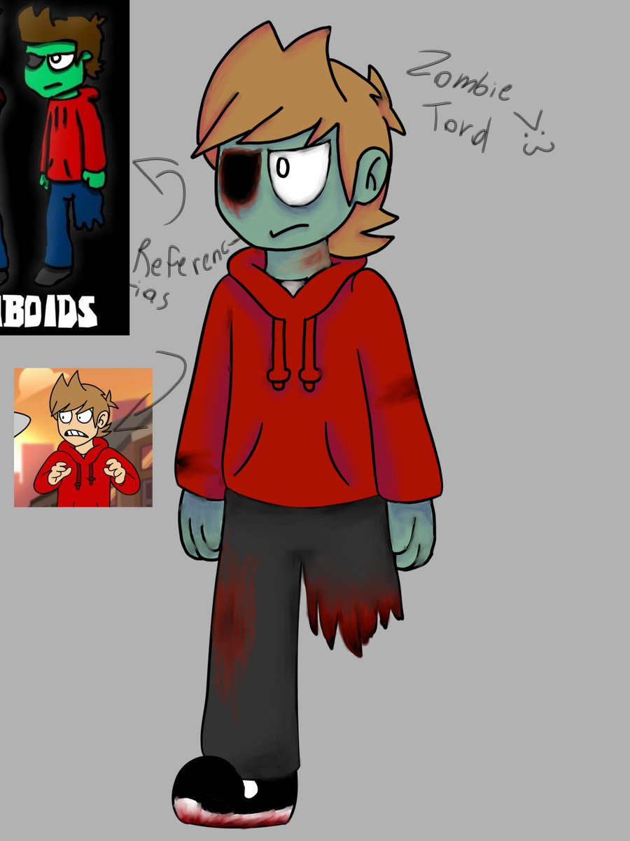 #eddsworld 

uhhh…  zombie tord and  tom  in  a  probably new artstyle (i’m probably not using it again XP)