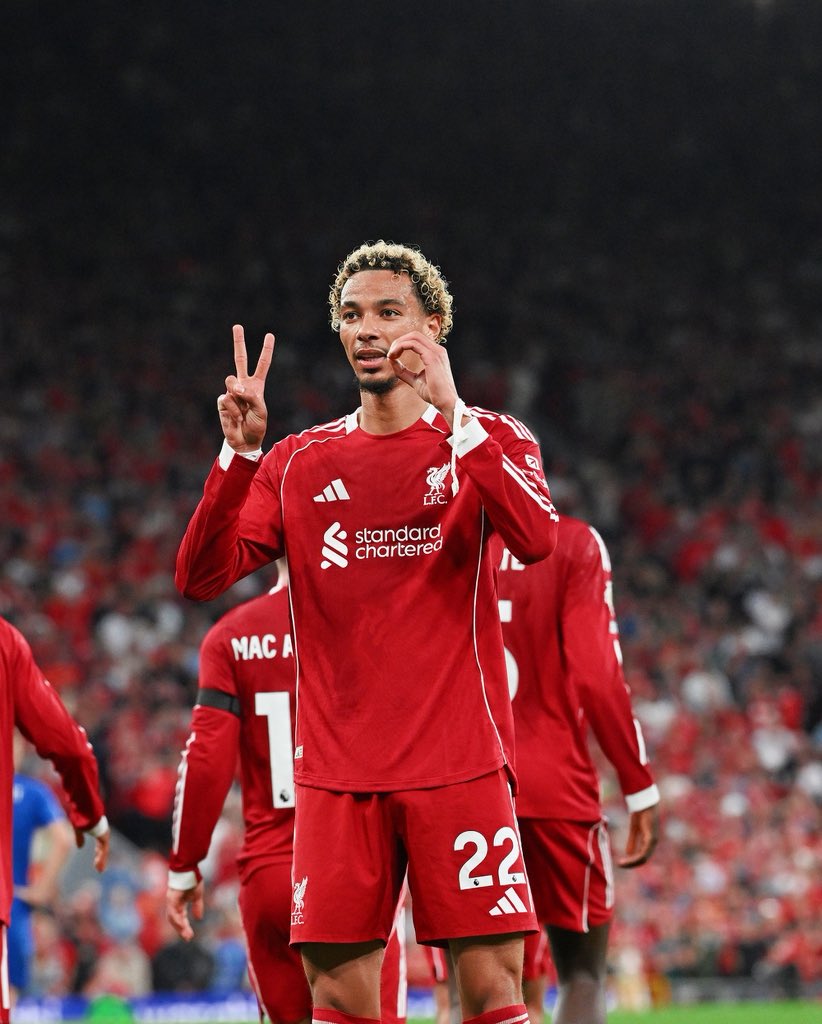 Modzerosport's tweet image. Liverpool goal scorers Ekitike and Gakpo give credit to Diogo Jota #modzerosport