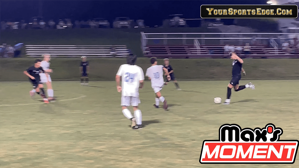 Noah Mays finished off Madisonville's win over Caldwell County on Thursday night. See his game-ending goal in this Max's Moment. 

yoursportsedge.com/2025/08/15/vid…