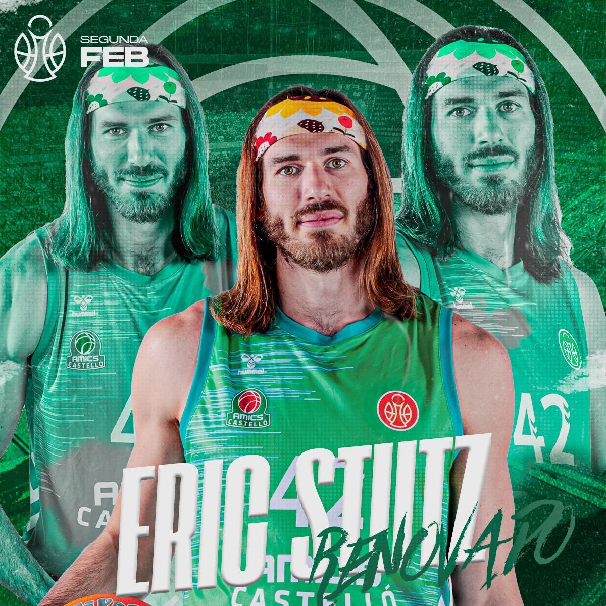 🚨 Mercado #SegundaFEB: Eric Stutz (<a href="/FreddyStutz42/">Eric Stutz</a>) renueva y cumplirá su 5ª temporada en el <a href="/amics_castello/">Amics Castelló</a> 

▶️ Su renovación es un mensaje de identidad y de pertenencia

🗓️ 1998 | 📏 2,00 m.
⛹️‍♂️ Ala pívot | 🌍 Estadounidense

📝 Más información ⬇
feb.es/2025/8/15/balo…