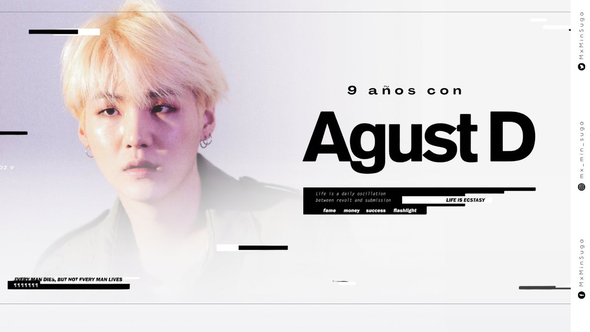 「 ANIVERSARIO 」

🗓️ | Hoy hace 9 años, Agust D lanzaba de forma gratuita su primer mixtape, dando así el inicio de la icónica trilogía.

#9YearsWithAGUSTD
#AgustD9주년 
#SUGA #BTSSUGA #AgustD
LONG LIVE AGUST D