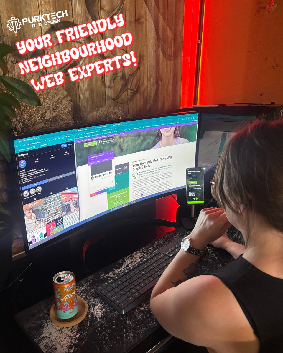PurkTech's tweet image. Happy Friday from your Friendly Neighbourhood Web Experts!👩‍💻 (Leave us a comment if you get the reference) Developing responsive websites that not only look GREAT - but offer the BEST possible user experience for your customers, patients and clients! #Orillia #SimcoeCounty #B2B