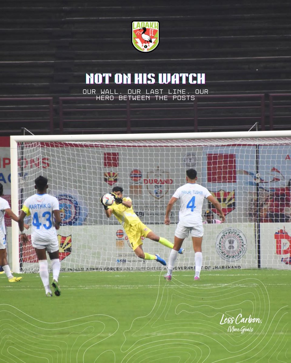 For the first time, <a href="/1LadakhFC/">1 LADAKH FC</a> proudly participated
A heartfelt thank you to IMT Ghaziabad <a href="/drkanishkasport/">Dr. Kanishka Pandey</a>, the Indian Army <a href="/thedurandcup/">Durand Cup</a>, and all the helping hands who made our participation possible. As the youngest club in the tournament,