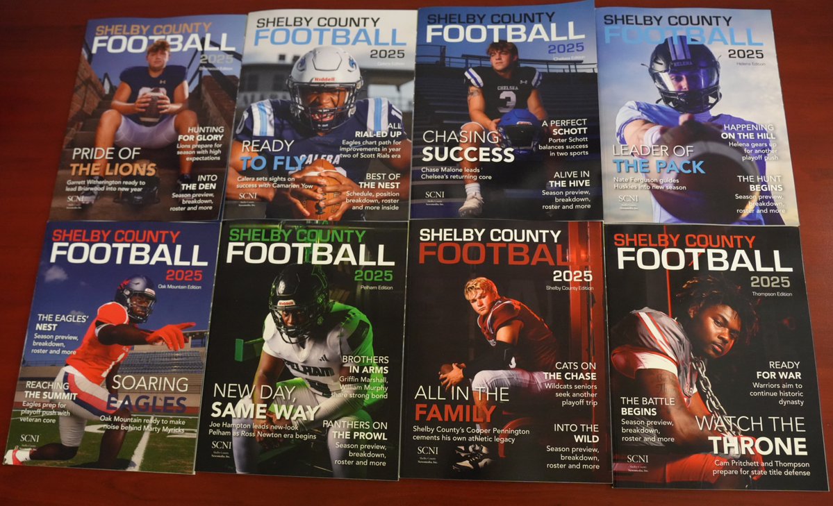 Andrew Simonson (@andrewtsimonson) on Twitter photo Our special covers you can pick up at each home opener:
-Briarwood: <a href="/GarrettW_90/">Garrett Witherington</a>
-Calera: <a href="/Yow_Ming10/">Camarien yow</a>
-Chelsea: <a href="/Stracener1Chase/">Chase Malone(stracener)</a>
-Helena: <a href="/NateFerguson_11/">Nate Ferguson</a>
-Oak Mountain: <a href="/MartyMyricks1/">Marty Myricks</a>
-Pelham: <a href="/thee_joehamp_9/">Joseph ‘JB’ Hampton</a>
-SCHS: <a href="/CooperPenning13/">Cooper Pennington</a>
-Thompson: <a href="/Cam_Pritchett_/">Cameron Pritchett</a> Our special covers you can pick up at each home opener:
-Briarwood: <a href="/GarrettW_90/">Garrett Witherington</a>
-Calera: <a href="/Yow_Ming10/">Camarien yow</a>
-Chelsea: <a href="/Stracener1Chase/">Chase Malone(stracener)</a>
-Helena: <a href="/NateFerguson_11/">Nate Ferguson</a>
-Oak Mountain: <a href="/MartyMyricks1/">Marty Myricks</a>
-Pelham: <a href="/thee_joehamp_9/">Joseph ‘JB’ Hampton</a>
-SCHS: <a href="/CooperPenning13/">Cooper Pennington</a>
-Thompson: <a href="/Cam_Pritchett_/">Cameron Pritchett</a>