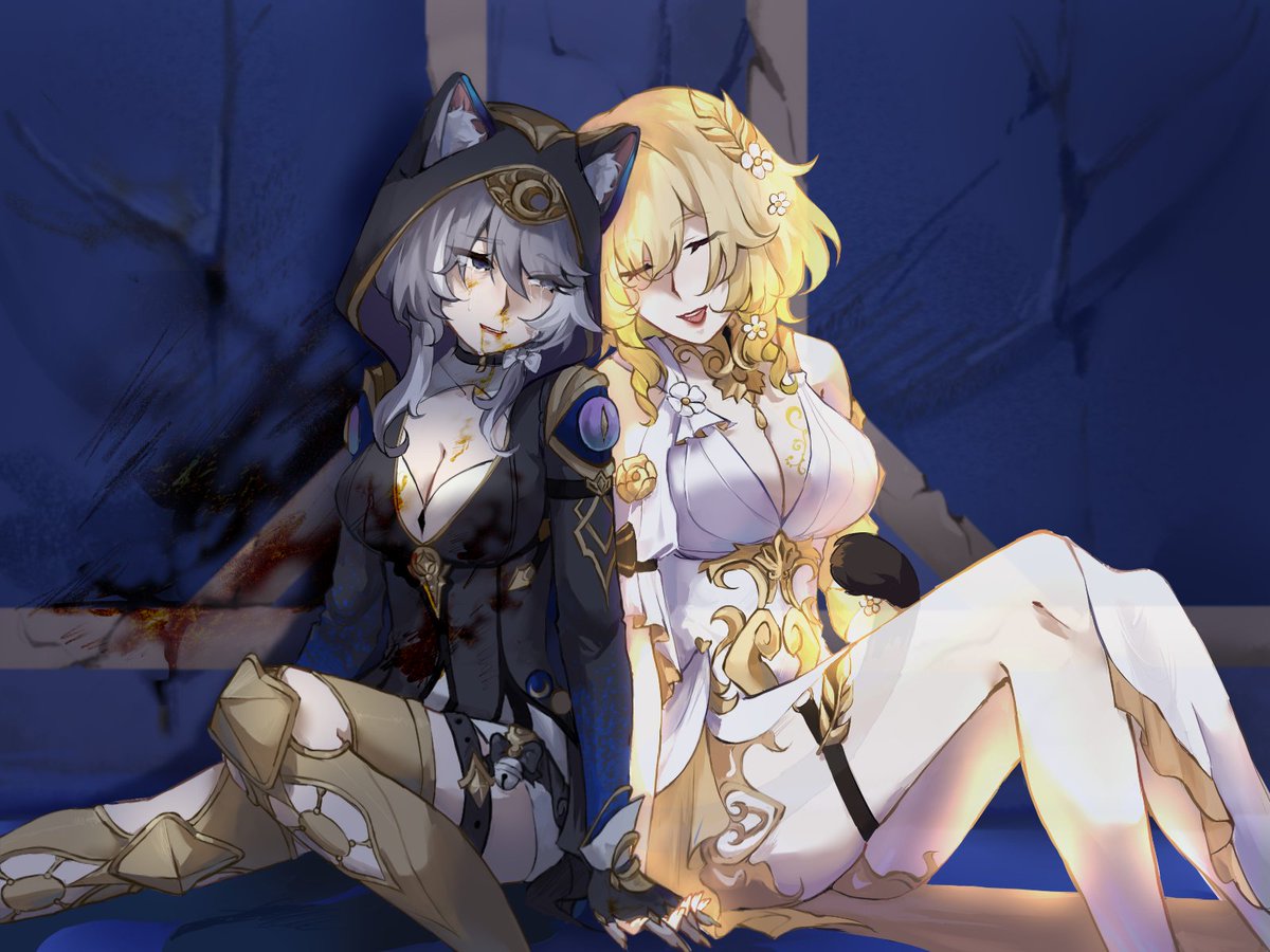 iconaiko's tweet photo. "Agy...can you hear me?"
"Say something....anything"
#hsr #Cipher #Aglaea https://t.co/dOcGlt6ecq