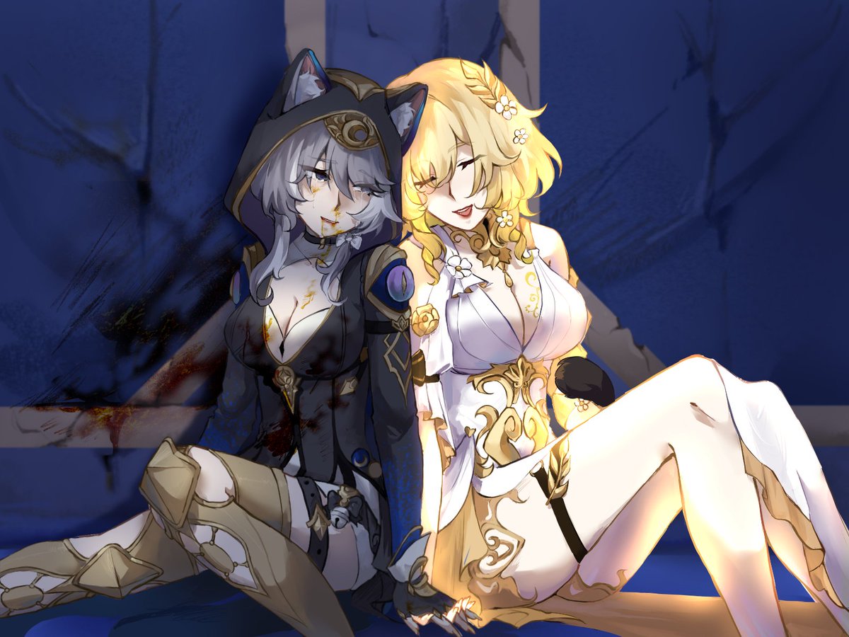 iconaiko's tweet photo. "Agy...can you hear me?"
"Say something....anything"
#hsr #Cipher #Aglaea https://t.co/dOcGlt6ecq