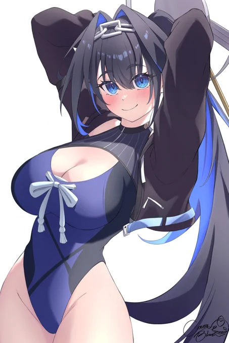水着クロニーさん良い #kronillust