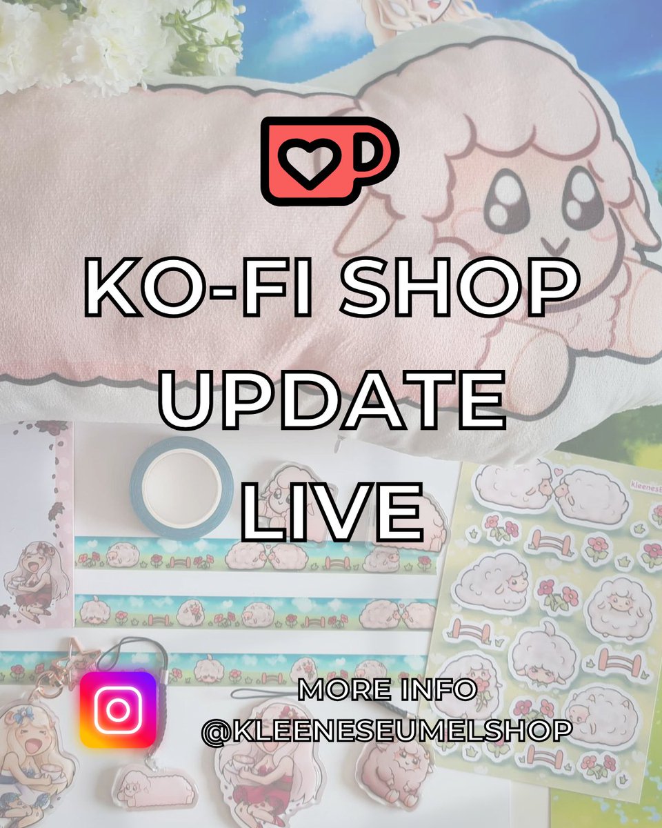 kleenesEumel's tweet photo. My Shop Update is Live on 
https://t.co/eu1wuVUDJh
If you want to get Updates about my Shop pls follow my Shop Account on Instagram:
https://t.co/BfcgZKuvIY 

#smallbuisness #shop #kawaiimerch #cutesheep #sheep #stationary https://t.co/E5yuCKMk0S