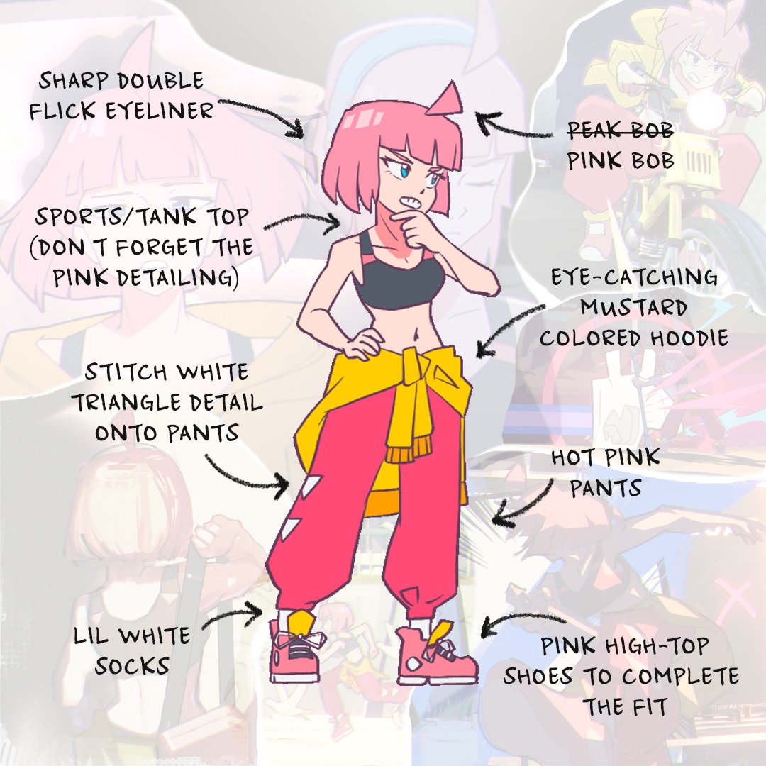 Wanna cosplay as Beat?

Think loud colours (especially pink!), and louder opinions. We've made a mood board to help you build an UNBEATABLE look.