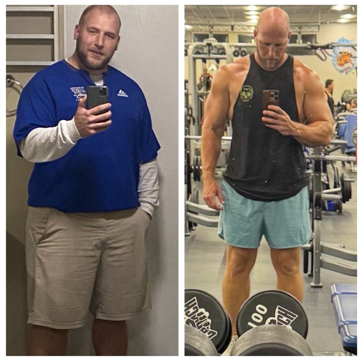 BWAGgoIRISH's tweet photo. @Jay_Blair44 This is awesome! Keep it up! I went from 360-245 and nothing feels better than getting that weight off! https://t.co/lCGqYbZjW9