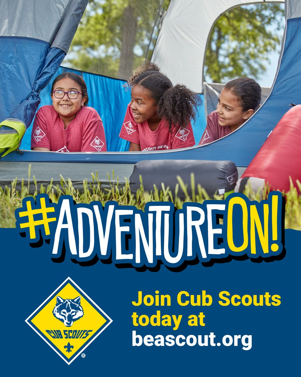 conquistadorbsa's tweet image. 🏕️ Oh the places we will go... Adventure awaits! 
#AdventureOn #CubScouts #NMSCOUTS #ScoutingAmerica
beascout.org