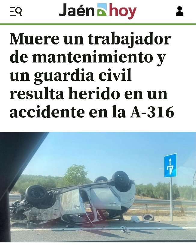 💔 Nuestro más sentido pésame a la familia del fallecido y nuestros mejores deseos para la pronta recuperación del compañero herido.

jaenhoy.es/jaen/aparatoso…

La Agrupación de Tráfico es la especialidad de la Guardia Civil más castigada:

Hay ➕ de 330 compañeros fallecidos y