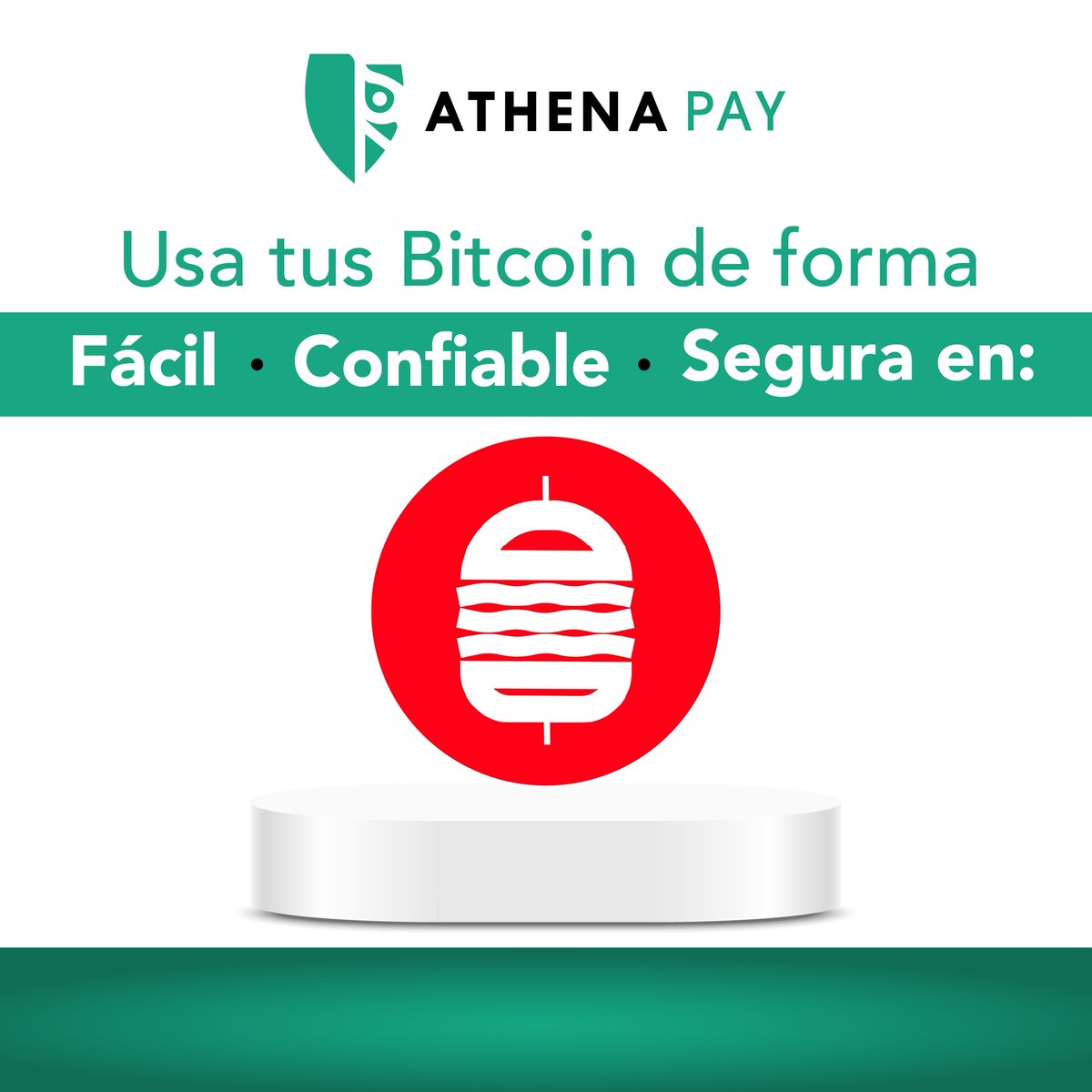 AthenaBTC_SV's tweet photo. Este se convertirá en tu lugar favorito de burgers🙂🍔
Conoce a Stacks y paga con Bitcoin a través de Athena Pay 😉
#AthenaPay #bitcoin #BTC #athenacontigo https://t.co/sbcFXa6Bf5