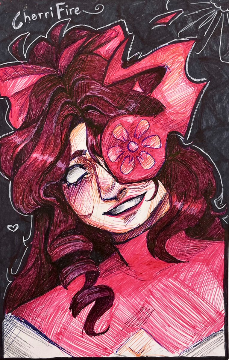 I dont work with pen very often but I decided to give it a shot! Enjoy a cherrifire :) One of the prettiest traditional drawings ive done

#cherrifirefanart