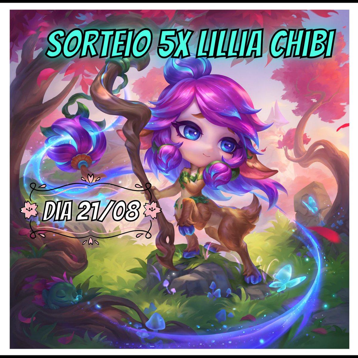 🚨Quer ganhar uma Lillia Chibi Padrão? 🚨

💅Me seguir 
📌Marcar um amigo
💙Like e RT no Post

Resultado dia 21 de Agosto! 

#LPP #AcademiadePiltover