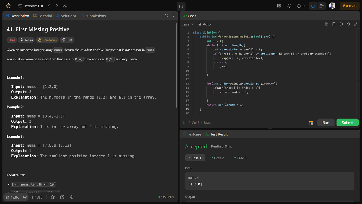 8tachiuchiha's tweet photo. 📅 170 days until internship target 🎯 (Dec 31, 2025)
🗓️ Day [36]

☑️ Today’s Achievement:
- 🧮 DSA(Leetcode): Find All Duplicate [442], Set Mismatch [645], First Missing Positive [41]

🚀 Progress is stacking. One day at a time.

#100DaysOfCode #DSA #DevJourney #InternshipPrep https://t.co/UoYvFTs4iU