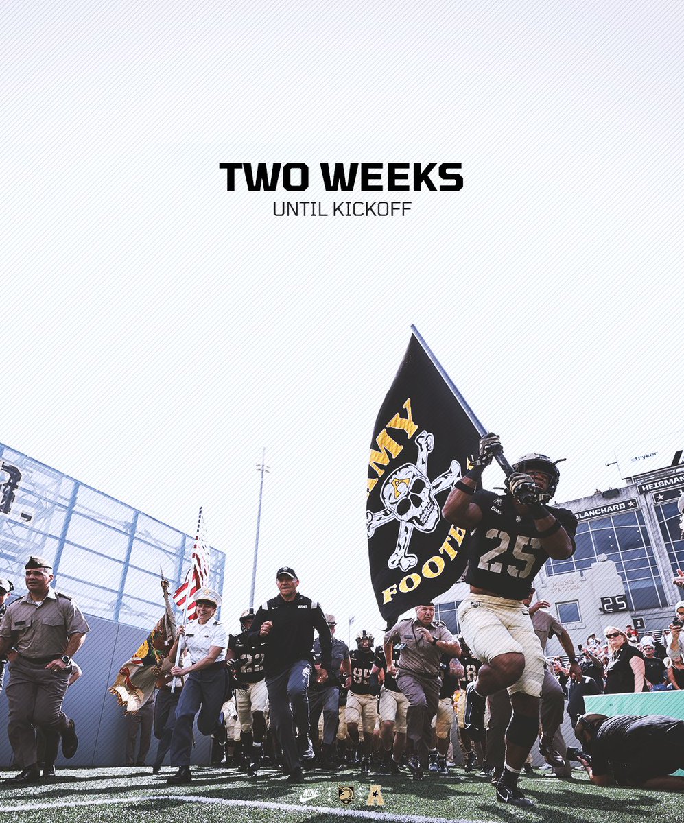 The excitement is building. 

🏈 Army vs. Tarleton State on Aug. 29.