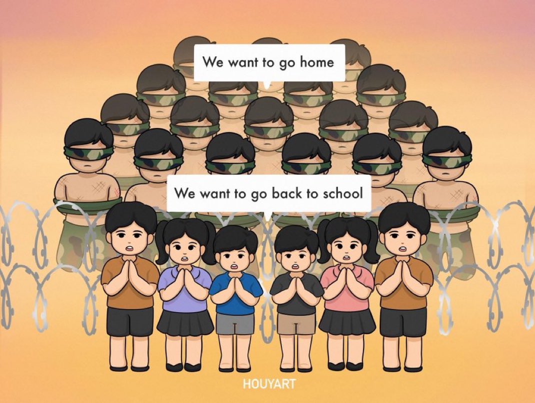 picskimjisoo's tweet photo. WE WANT OUR SOLDIERS BACK AND WE WANT OUR EVACUATED PEOPLE BACK TO THEIR NORMAL LIFE AND WE WANT THE WORLD TO KNOW THAT OUR COUNTRY NEED PEACE! 📢

#Cambodianeedpeace https://t.co/chNOT3B8Hc