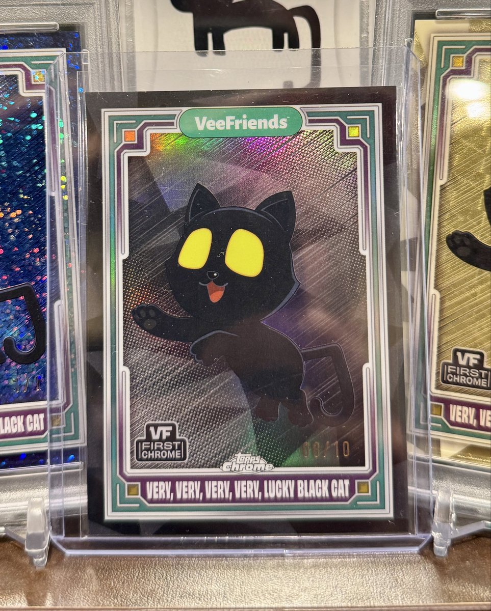 One of the most beautiful cards I have ever laid eyes on has been acquired

There’s a rainbow in the distance, not sure how long it’ll take to get there, but I’ll enjoy the ride in the meantime

💚🐈‍⬛