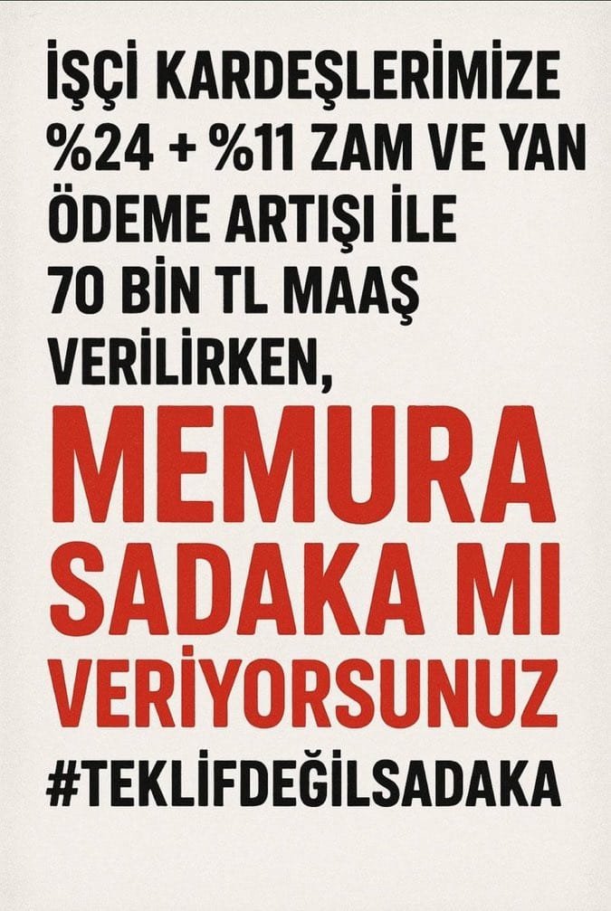 #SadakaTeklifeHayır