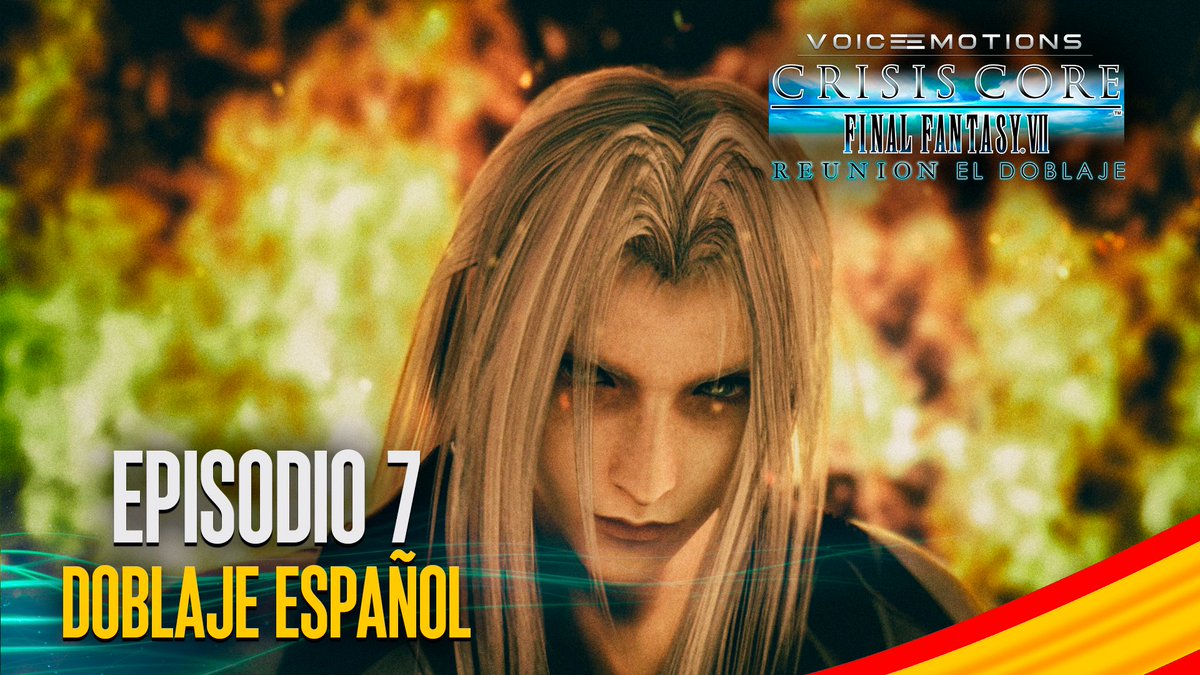 🔴 Voice Emotions (@voiceemotions) on Twitter photo ☄️¡¡HOY TOCA VISITAR NIBELHEIM en el EPISODIO 7 de la serie de CRISIS CORE REUNION con fantásticas voces en Español!!
🡆 youtu.be/snirmorZ4kU
En este capítulo contamos con las participaciones de:
🎙️ Zack: Dani Oliver
🎙️ Sefirot: <a href="/SrgGscn/">Sergi Gascón</a>
🎙️ Cloud: <a href="/Jordialca_/">Jordi Alcañiz Camarena</a>
🎙️ Aeris: ☄️¡¡HOY TOCA VISITAR NIBELHEIM en el EPISODIO 7 de la serie de CRISIS CORE REUNION con fantásticas voces en Español!!
🡆 youtu.be/snirmorZ4kU
En este capítulo contamos con las participaciones de:
🎙️ Zack: Dani Oliver
🎙️ Sefirot: <a href="/SrgGscn/">Sergi Gascón</a>
🎙️ Cloud: <a href="/Jordialca_/">Jordi Alcañiz Camarena</a>
🎙️ Aeris: