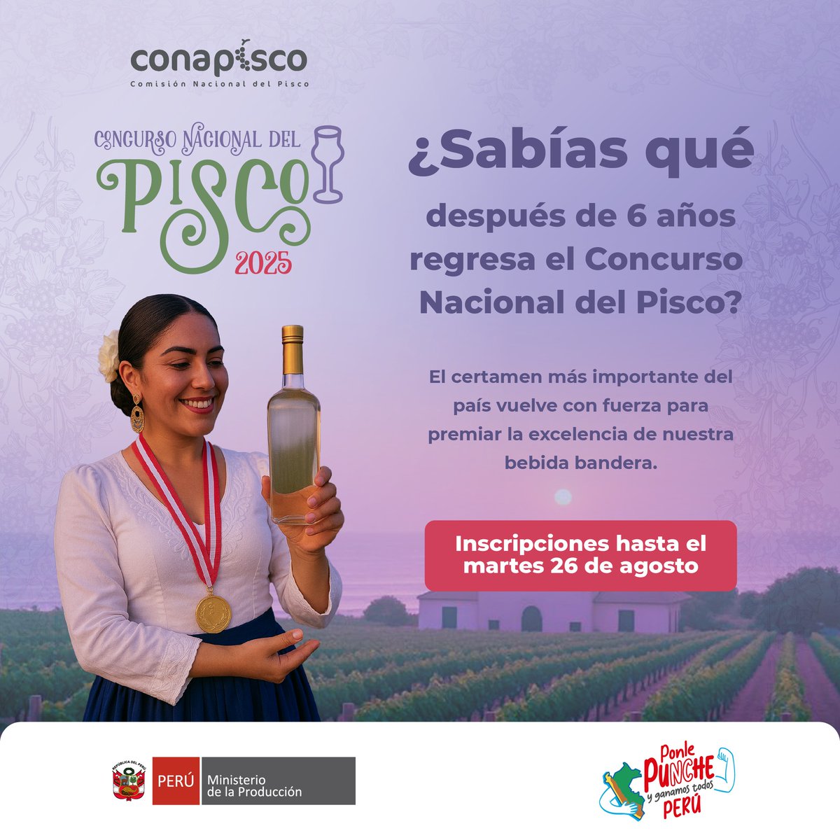 ASPERCAT1's tweet photo. XXVI Concurso Nacional del Pisco Lima 2025 

https://t.co/xbQl8y0jbl 
Facebook: https://t.co/xEO4ghFqFI
Instagram: https://t.co/tLbvQs6ssq
X: https://t.co/5quOEiWepc

Desde el 2008 ¡Acumulando experiencias!
#lapiscoteca #piscosour #winelover #pisco #piscolover #Lima #Peru https://t.co/9ReSkFQ4uy