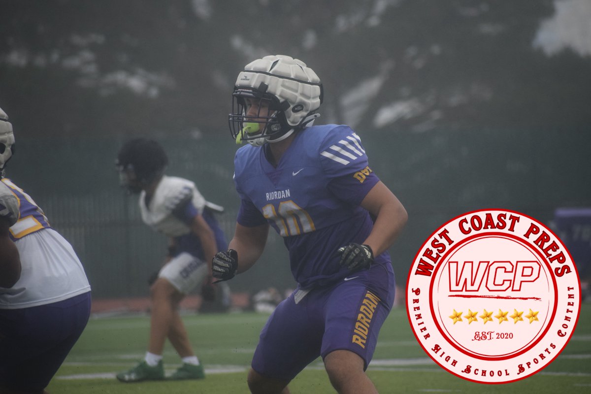 Skylar Tiatia is a strong tackler and a hard-hitter in the middle of a stacked Riordan defense.

A team captain and the leader of the defensive unit, the All-WCAL honoree anchors with his heart and his strive for greatness for his teammates

Story: westcoastpreps.com/riordan-lineba…