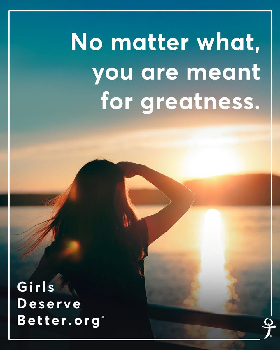 One of the my favorite lessons was to learn from other’s mistakes.

Feminists for Life’s Girls Deserve Better Instagram and website share these life lessons with teen girls to Empower and Protect, Inspire and Inform.

As parents prepare to send them to school, I thought you would