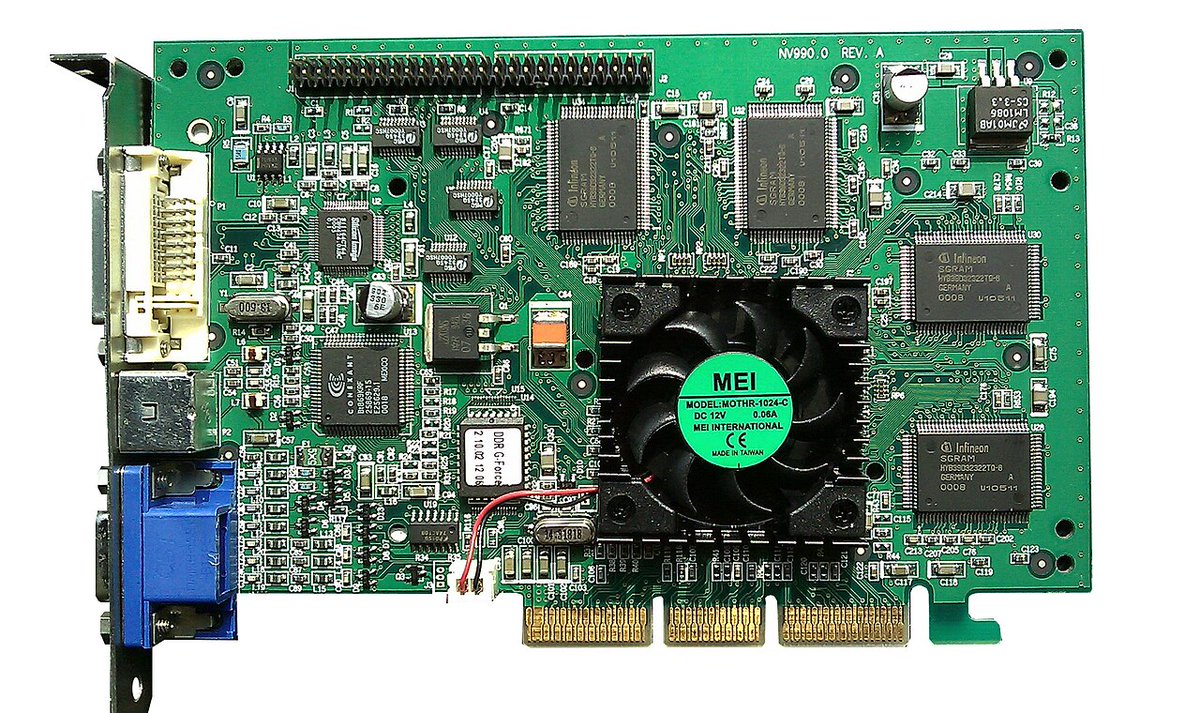 Nvidia GeForce 256. Kto posiadał taką kartę graficzną? 😉

#RetroKomputery