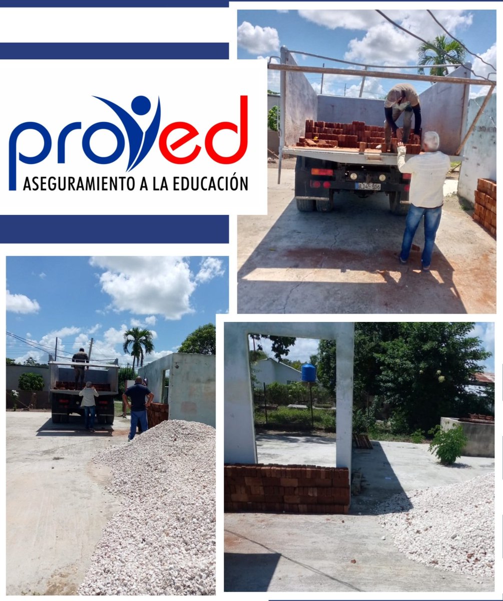🔵🔴 | Los trabajadores de la Brigada Constructora de #Proved garantizan los aseguramientos necesarios para la reparación de la sala de televisión Los Moscones del municipio Calixto García.
¡Seguimos trabajando por el bienestar de todos!
#HonorHolguinero 🇨🇺