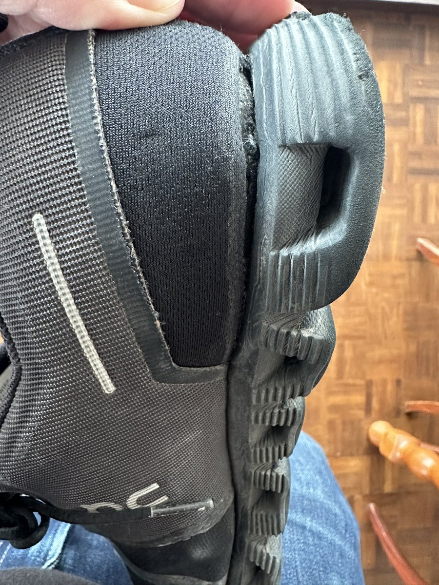 analyticalmike's tweet image. @on_running less than 2 years of wear for only spring and summer- the quality of your shoes is despicable!! #swissengineering #ONneveragain