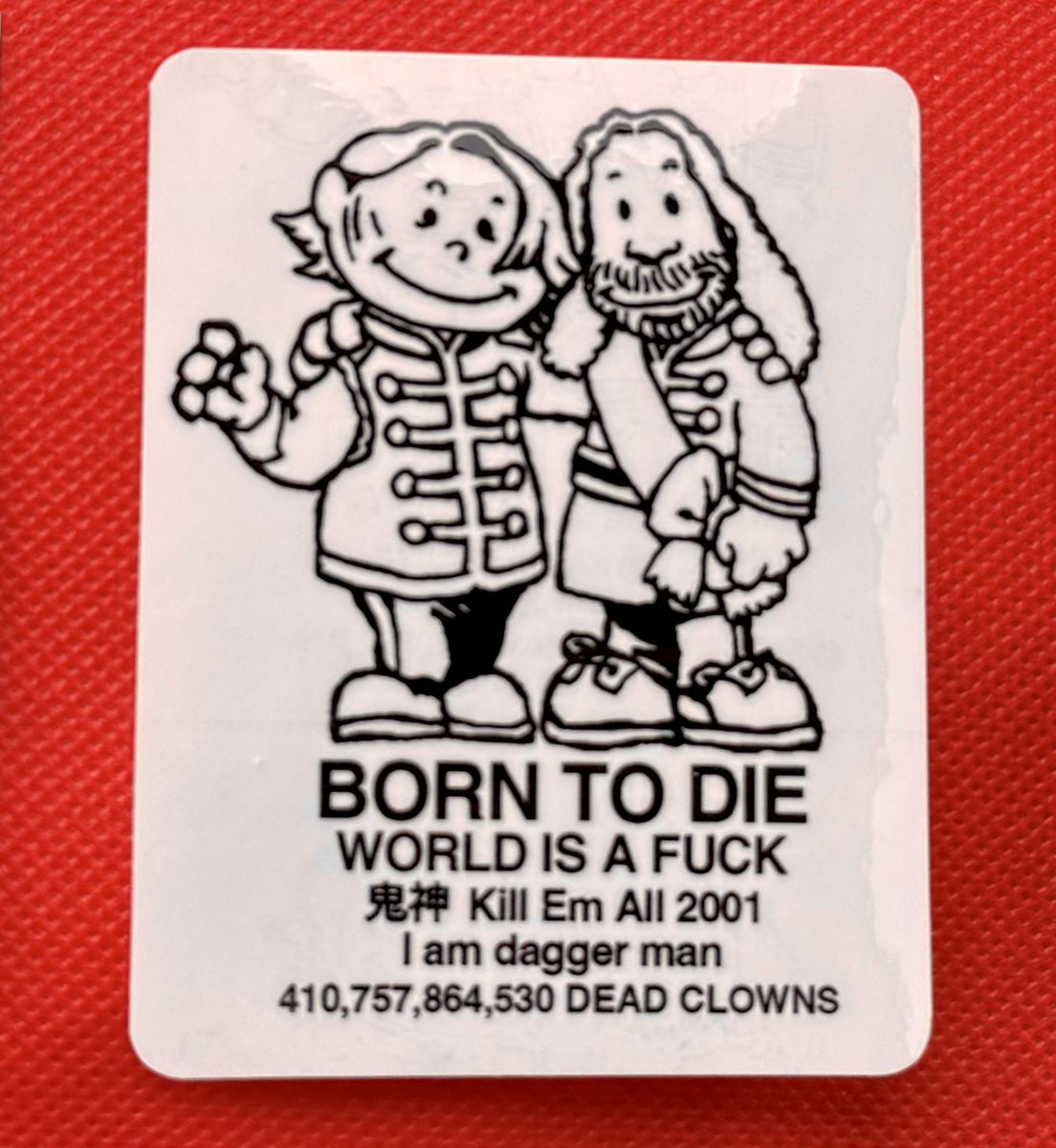 made some buttons &amp; stickers to trade at the show today :D