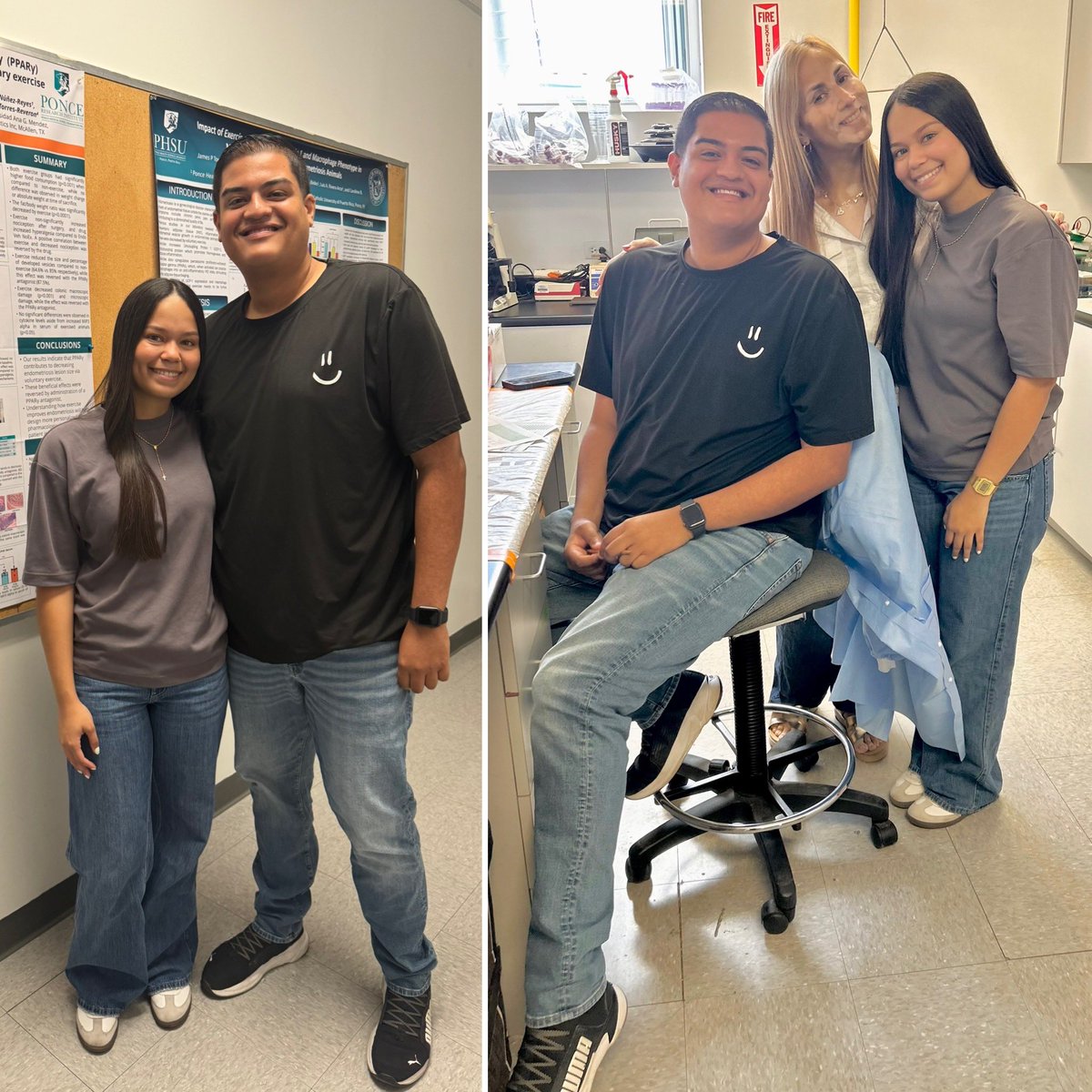 cappleya's tweet image. All change in the lab today! One of our recently graduated students Derick Rivera-Rodriguez travels next week to Baltimore to start his post-bac studies at the NIH while Alanis Mercado-Hernandez returns from her summer rotation at the University of Minnesota!
@PRI_PHSU