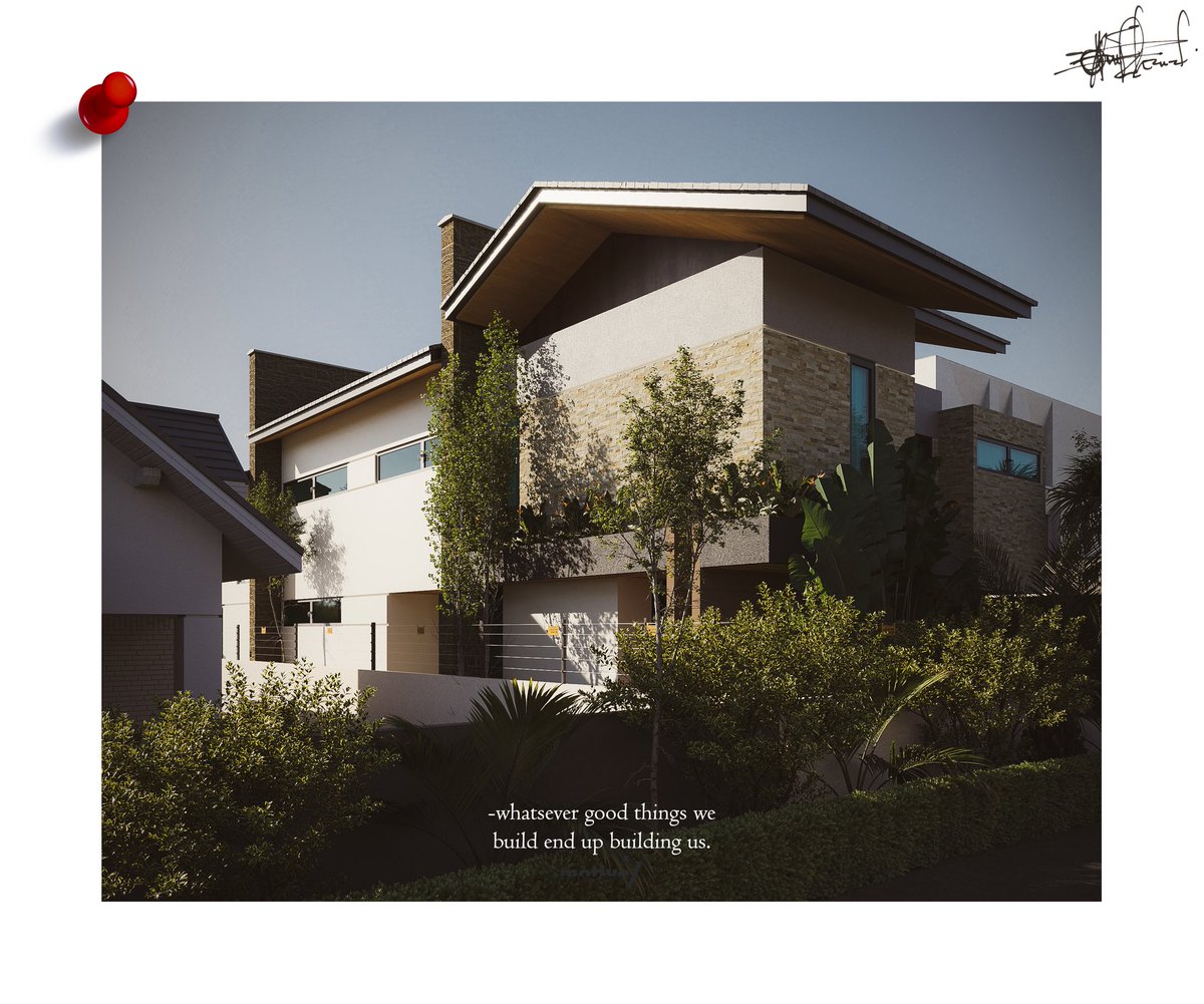 motive_studio7's tweet image. Every day inspiration 

The Verdant Edge Residence (Revised)

A proposed 6-bedroom residence
Paraku Estate, Kumasi, Ghana 
Design and Visuals : @motive_studio7 

#ContemporaryArchitecture #ModernHomeDesign #TropicalModern #GreenArchitecture #SustainableLuxury