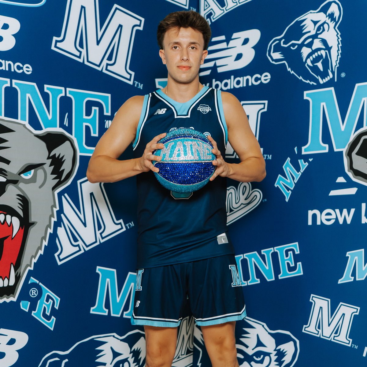 MaineMBB's tweet photo. Media Day Flicks 💎

#blackbearnation | #NCAA | #basketball https://t.co/pviwdAJenF